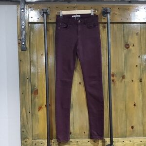 Zara Deep Purple Skinny Jeans